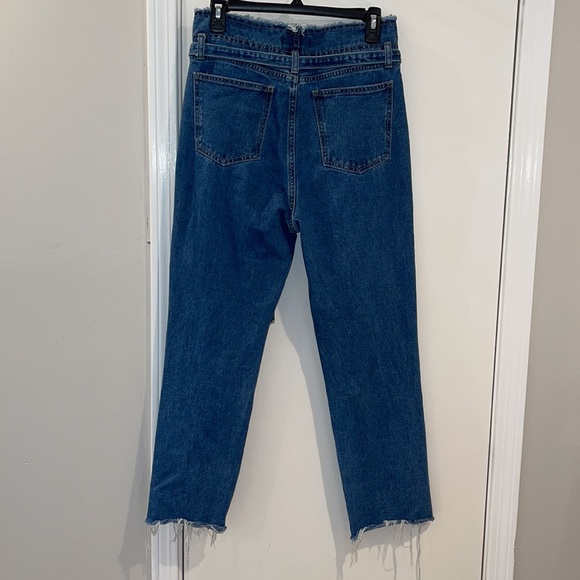 Redial Paperbag Waist Distressed Jeans - Picture 4 of 6